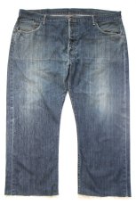 画像2: Levi'sリーバイス 501 ペンキ飛び USED加工 カットオフ デニムパンツ W44★SDP4610 特大 (2)