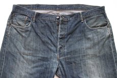 画像4: Levi'sリーバイス 501 ペンキ飛び USED加工 カットオフ デニムパンツ W44★SDP4610 特大 (4)