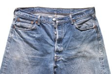 画像4: Levi'sリーバイス 501 ダメージ デニムパンツ ヒゲ W38★SDP4628 (4)