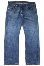 画像2: Levi'sリーバイス 501 ペンキ飛び USED加工 デニムパンツ W38 L32★SDP4636 (2)