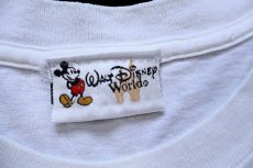 画像5: 00s Walt Disney World ディズニー ANIMAL KINGOM 両面プリント コットンTシャツ 生成り (5)