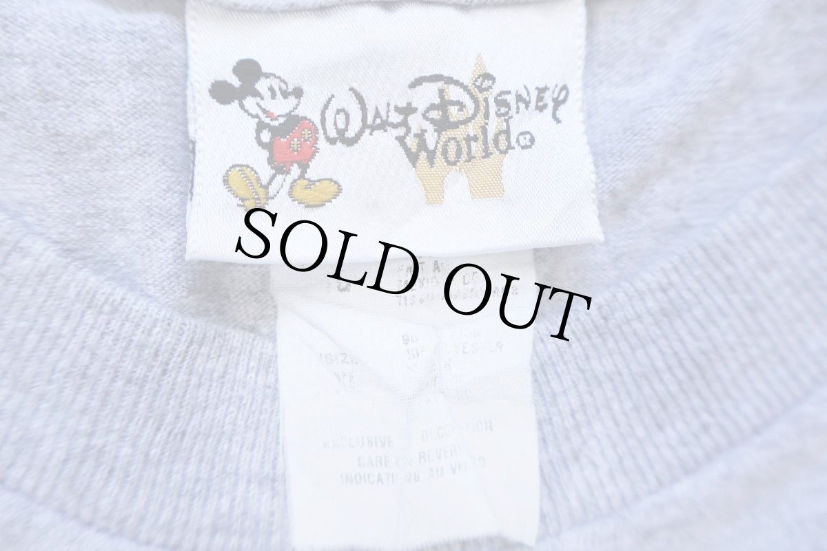 画像5: 00s Walt Disney World ディズニー BASEBALL ミッキー マウス Tシャツ 杢グレー XL (5)