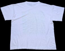 画像3: 80s HAWAII ハワイ トカゲ 四十八手 エロ 蛍光 染み込みプリント コットンTシャツ 白 (3)