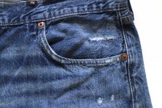 画像9: Levi'sリーバイス 501 ダメージ&リペア USED加工 デニムパンツ ヒゲ W38 L34★SDP4635 (9)