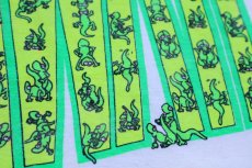 画像5: 80s HAWAII ハワイ トカゲ 四十八手 エロ 蛍光 染み込みプリント コットンTシャツ 白 (5)