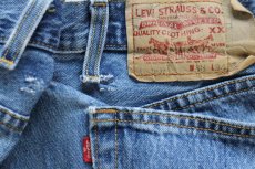 画像6: 00s Levi'sリーバイス 501 ダメージ デニムパンツ W38 L34★SDP4653 (6)