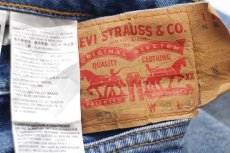 画像5: メキシコ製 Levi'sリーバイス 501 カットオフ デニムパンツ ヒゲ W38★SDP3555 (5)