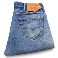 画像1: メキシコ製 Levi'sリーバイス 501 カットオフ デニムパンツ ヒゲ W38★SDP3555 (1)