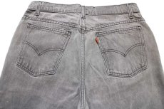 画像5: 90s メキシコ製 Levi'sリーバイス 15921 グレー デニムパンツ フェード W34★SDP1725 (5)