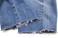 画像8: メキシコ製 Levi'sリーバイス 501 カットオフ デニムパンツ ヒゲ W38★SDP3555 (8)