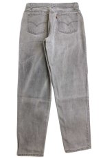 画像3: 90s メキシコ製 Levi'sリーバイス 15921 グレー デニムパンツ フェード W34★SDP1725 (3)
