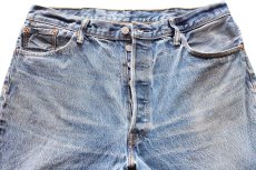 画像4: Levi'sリーバイス 501 ペンキ飛び デニムパンツ ヒゲ W38★SDP3676 (4)