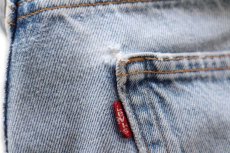 画像8: 00s Levi'sリーバイス 501 ダメージ カットオフ デニムパンツ W38★SDP3648 (8)