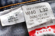 画像5: 00s メキシコ製 Levi'sリーバイス 501 ペンキ飛び カットオフ デニムパンツ W40★SDP3664 (5)