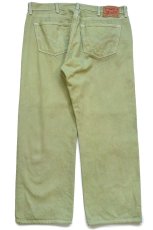 画像3: Levi'sリーバイス 501 カラーデニムパンツ 黄緑 W40 (3)