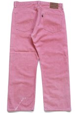 画像3: LEVI'Sリーバイス PREMIUM 551Z AUTHENTIC STRAIGHT CROPPED クロップド カラーデニムパンツ ピンク W36 (3)