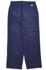 画像3: 90s ポロ ラルフローレン ANDREW PANT ツータック コットン チノパン 紺 W36 L30 (3)