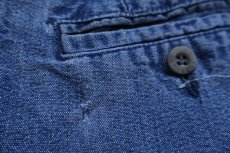 画像8: 90s USA製 DOCKERSドッカーズ ワンタック スラックス ダンガリーパンツ W36★Levi'sリーバイス トラウザーズ (8)