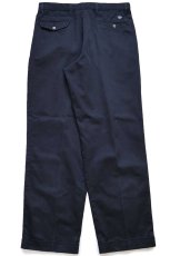 画像3: 90s DOCKERSドッカーズ LOOSE FIT ツータック スラックス コットンパンツ 濃紺 W34 L32★Levi'sリーバイス (3)