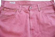 画像4: LEVI'Sリーバイス PREMIUM 551Z AUTHENTIC STRAIGHT CROPPED クロップド カラーデニムパンツ ピンク W36 (4)