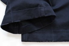 画像7: 90s DOCKERSドッカーズ LOOSE FIT ツータック スラックス コットンパンツ 濃紺 W34 L32★Levi'sリーバイス (7)