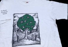 画像1: 90s The Missouri Forestkeepers Network How Healthy Are Your Trees? ツリー アート コットンTシャツ 白 XL (1)