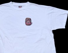 画像1: 90s SAMUEL ADAMS TASTER ボトルキャップ ロゴ コットンTシャツ 白 XL (1)