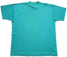 画像3: 90s USA製 FEAST WITH THE BEASTS バード Tシャツ エメラルドグリーン XL (3)