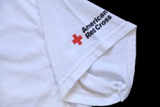 画像5: スヌーピー Be cool. Give blood. American Red Cross コットンTシャツ 白 (5)