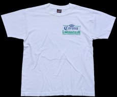 画像2: 90s USA製 Corona LIMEBACKER コロナビール ロゴ 両面プリント Tシャツ 白 L (2)