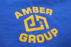 画像4: 90s USA製 Hanes AMBER GROUP Tシャツ 青 XXL★特大 (4)