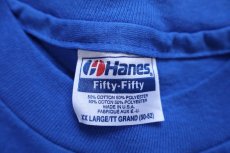 画像5: 90s USA製 Hanes AMBER GROUP Tシャツ 青 XXL★特大 (5)