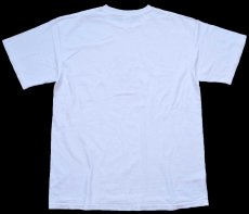 画像3: 90s USA製 GTE VISA イラスト コットンTシャツ 白 XL (3)