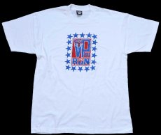 画像2: 90s USA製 VP FAIR RUN 1990 スター Coca-Colaコカコーラ ロゴ 協賛 両面プリント Tシャツ 白 XL (2)