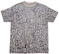 画像2: 80s USA製 CAMEL キャメル TREBARK トレバークカモ ポケットTシャツ XL (2)