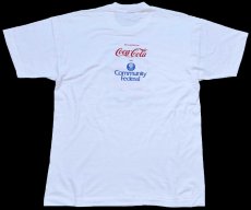 画像3: 90s USA製 VP FAIR RUN 1990 スター Coca-Colaコカコーラ ロゴ 協賛 両面プリント Tシャツ 白 XL (3)