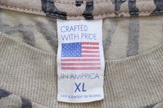 画像4: 80s USA製 CAMEL キャメル TREBARK トレバークカモ ポケットTシャツ XL (4)