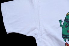 画像6: 90s USA製 Hanes CRAYOLA PRODUCT TOURS イラスト コットンTシャツ 白 XL (6)