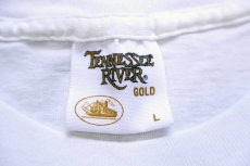 画像5: 90s USA製 AMY THOMPSON RUN TO DAYLIGHT 目玉焼き アート Reebokリーボック ロゴ 協賛 両面プリント コットンTシャツ 白 L (5)