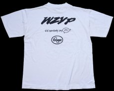 画像3: 90s USA製 Cotton Row Run XX WZYP McDonald'sマクドナルド Kroger ロゴ 協賛 両面プリント コットンTシャツ 生成り XL (3)