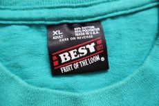 画像5: 90s USA製 FEAST WITH THE BEASTS バード Tシャツ エメラルドグリーン XL (5)