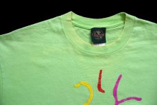 画像6: 90s USA製 LOGOTEL ウッドストック アート コットンTシャツ 黄緑 XL★スヌーピー (6)