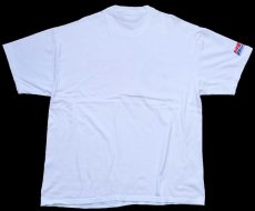 画像3: 00s Hanes Depend On Heil バセットハウンド ドッグ コットンTシャツ 白 XL (3)