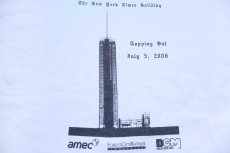 画像4: 00s Championチャンピオン amec The New York Times Building コットンTシャツ 白 XL (4)