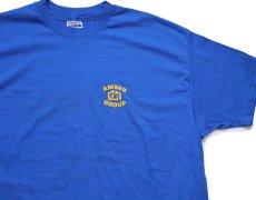 画像1: 90s USA製 Hanes AMBER GROUP Tシャツ 青 XXL★特大 (1)