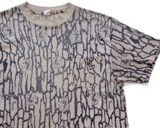 画像1: 80s USA製 CAMEL キャメル TREBARK トレバークカモ ポケットTシャツ XL (1)