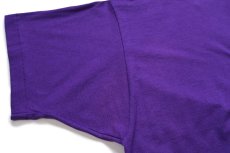 画像6: 90s USA製 Baby Barney LEADER OF THE PACK 両面プリント Tシャツ 紫 XXXL★特大 (6)