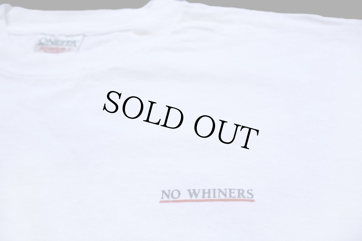 画像4: 90s USA製 NO WHINERS SPANISH PEAKS BREWERY ロゴ コットンTシャツ 白 XL (4)