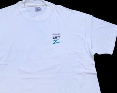 画像1: 90s USA製 Hanes PRINCE ZBT ロゴ 両面プリント コットンTシャツ 白 XXL★特大 (1)