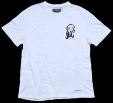 画像2: トルコ製 Edvard Munch, The Scream. 1895 ムンク 叫び アート コットンTシャツ 白 S (2)